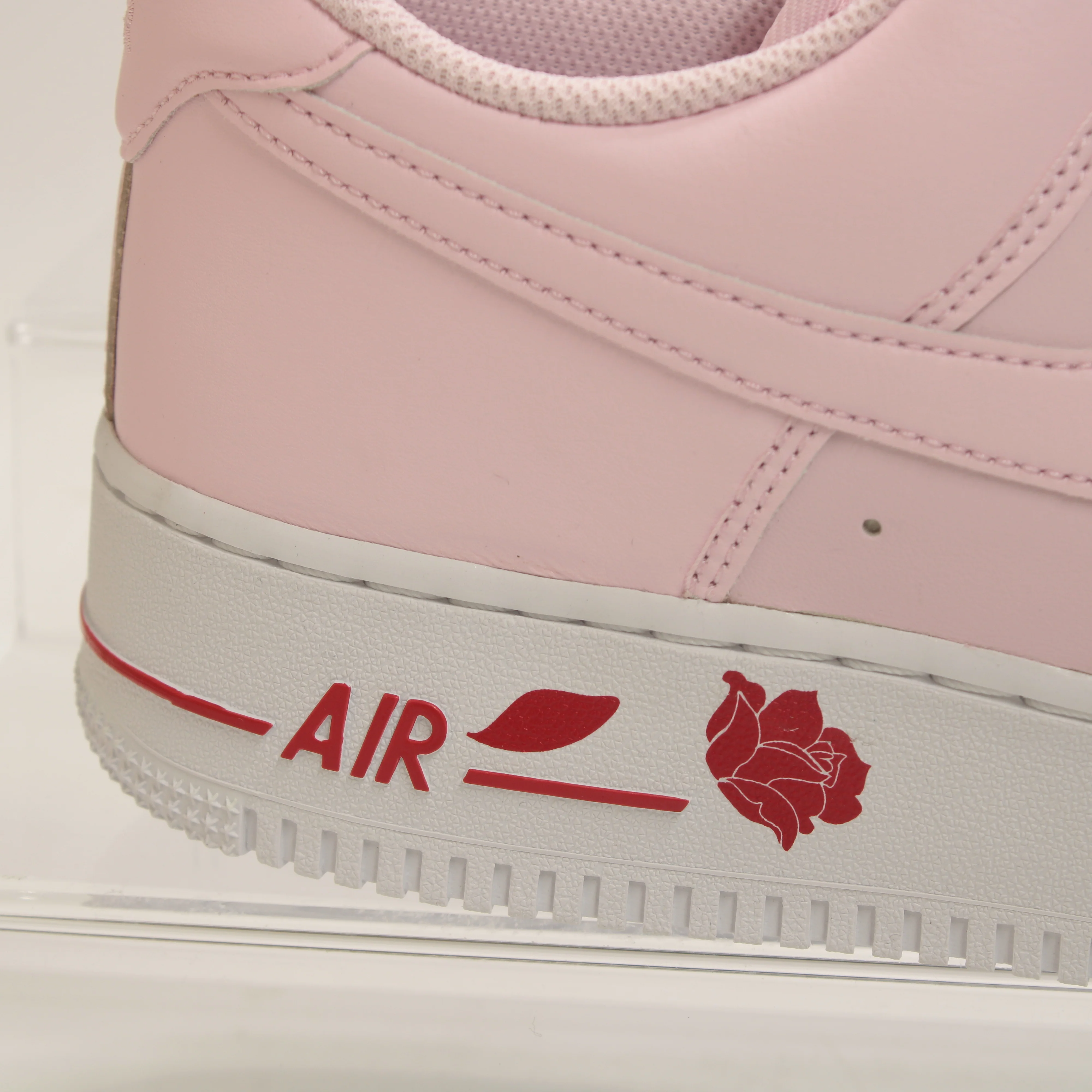 Nike Air Force 1 Low SP Pink Foam Cobalt Tint Red Rose - UK Size 11 - Image 5