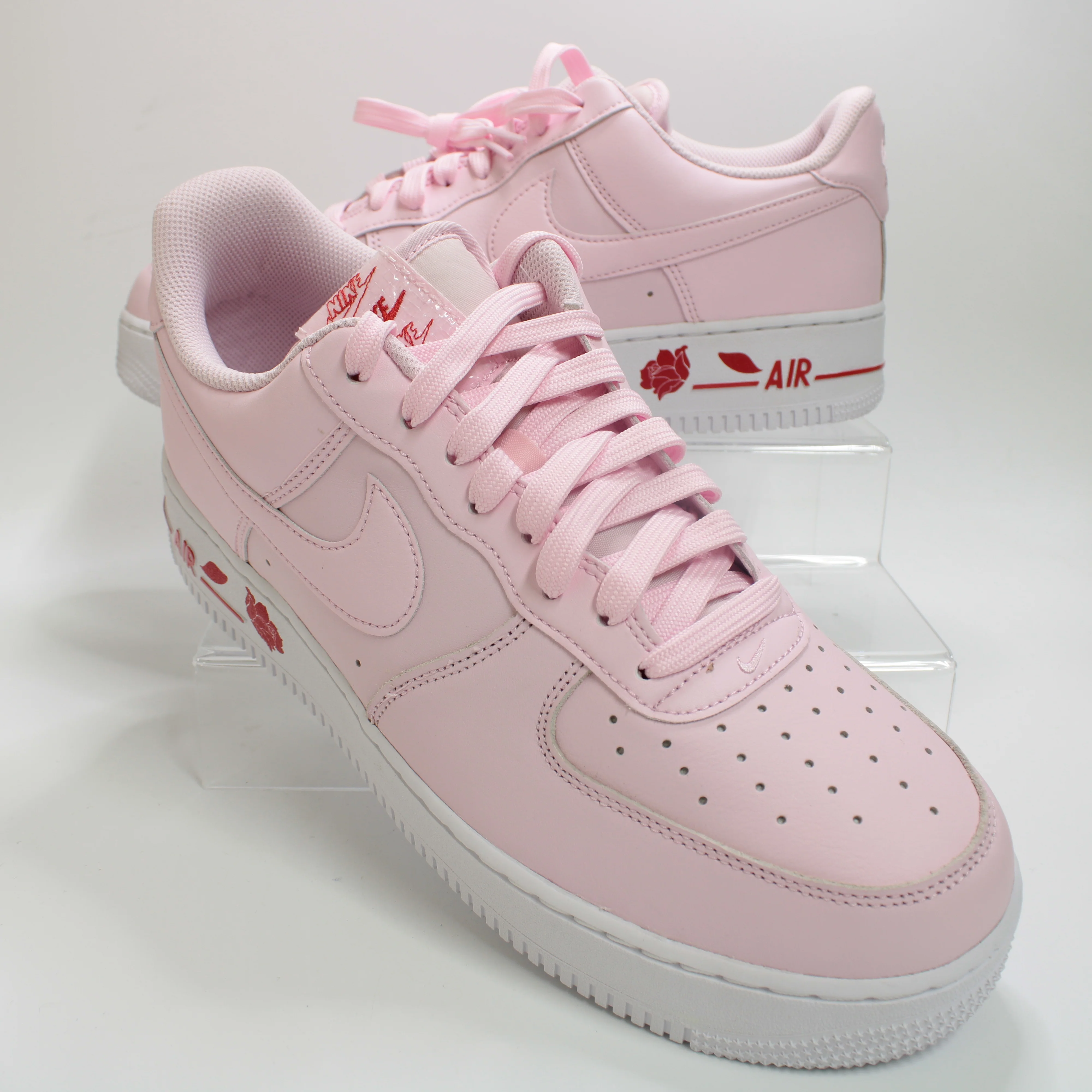 Nike Air Force 1 Low SP Pink Foam Cobalt Tint Red Rose - UK Size 11 - Image 6