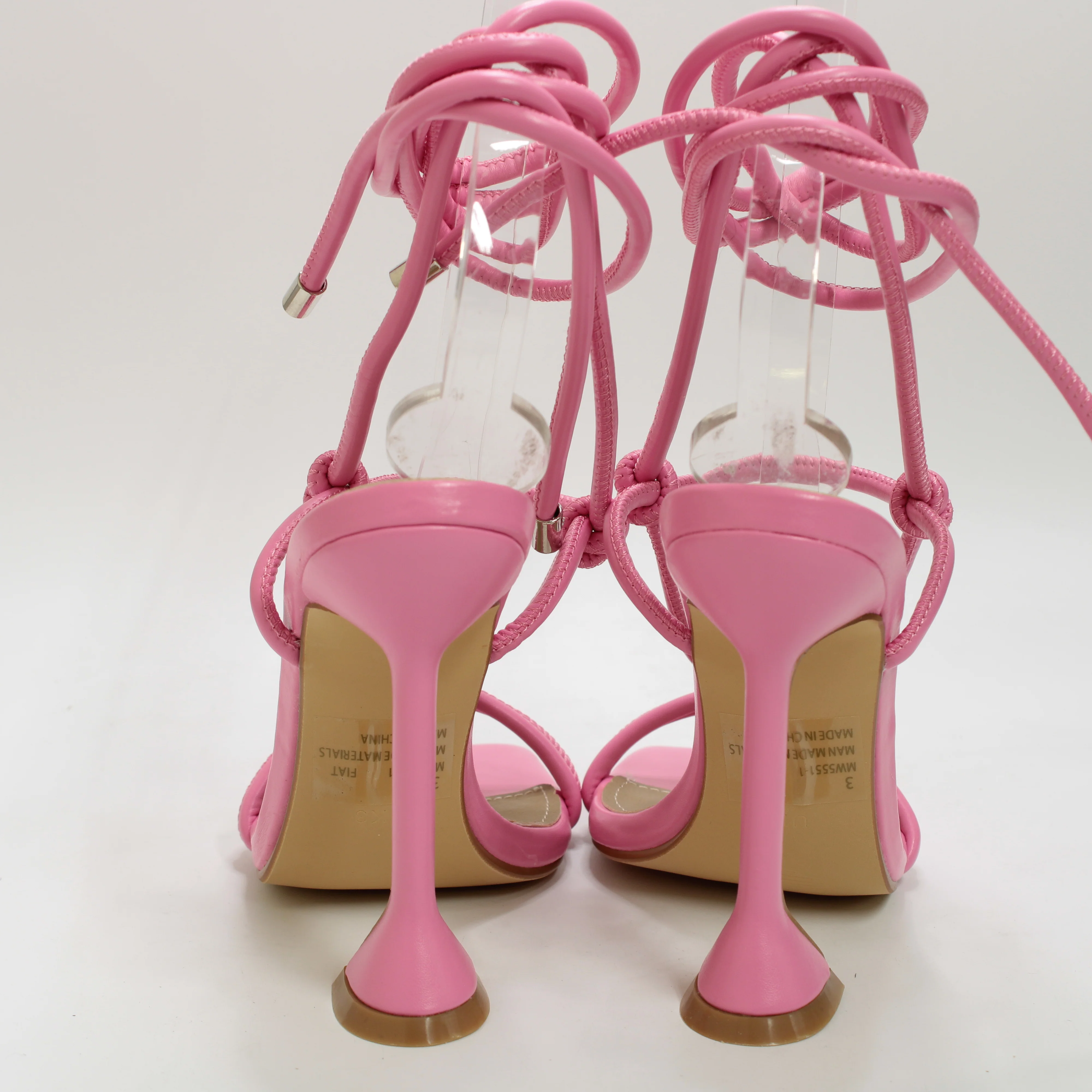 Womens EGO Fiat Sandals Pink - UK Size 3 - Image 4