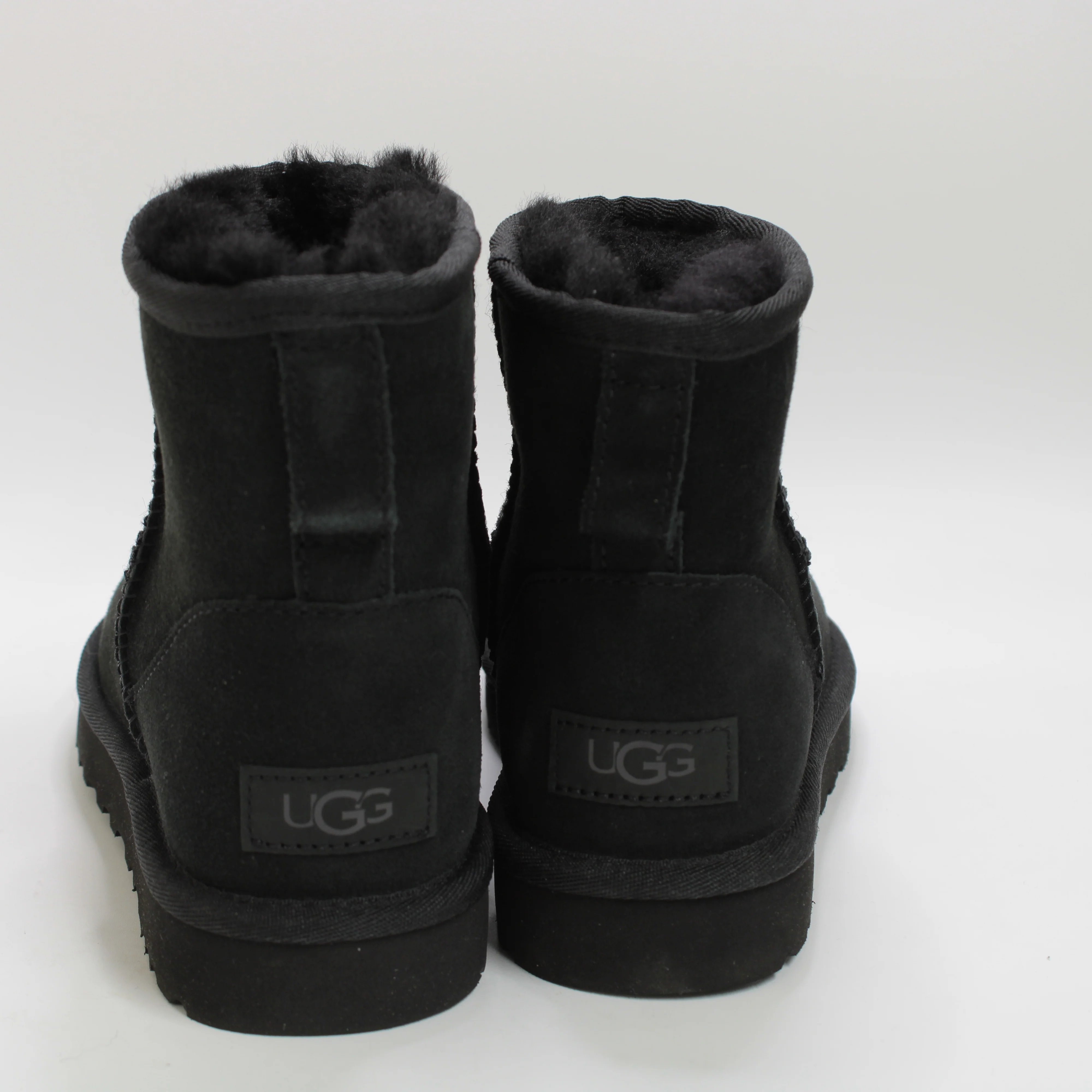 Odd Sizes - Womens UGG Classic Mini Ii Black Suede - UK Sizes Right 3/Left 4 - Image 3