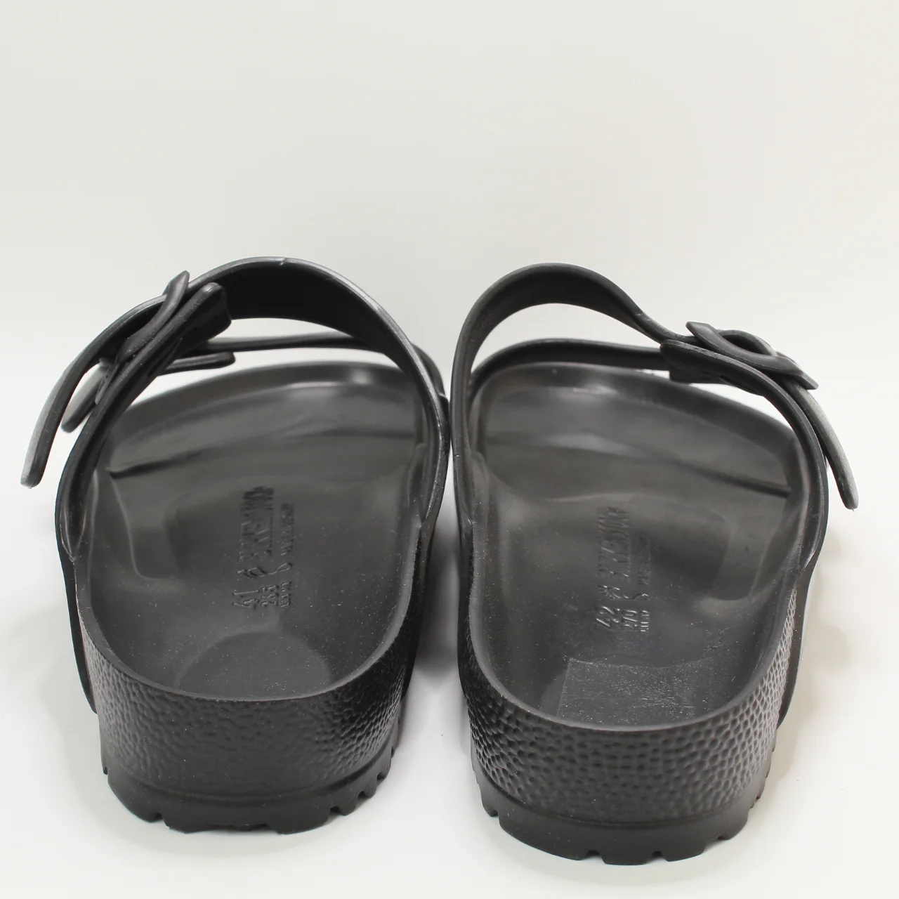 Odd sizes - Womens Birkenstock Arizona Two Strap Black Eva Uk Sizes Right 8 EU 42/Left 7.5 EU 41 - Image 3