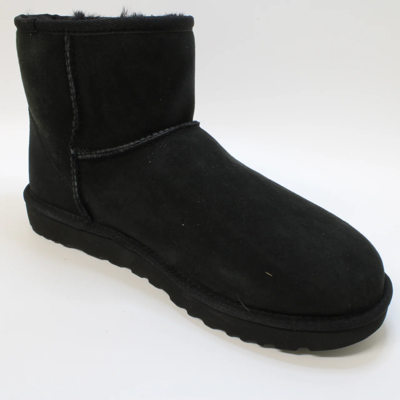 Odd sizes - Womens UGG Classic Mini Ii Black Suede Uk Sizes Right 7/Left 8 - Image 5