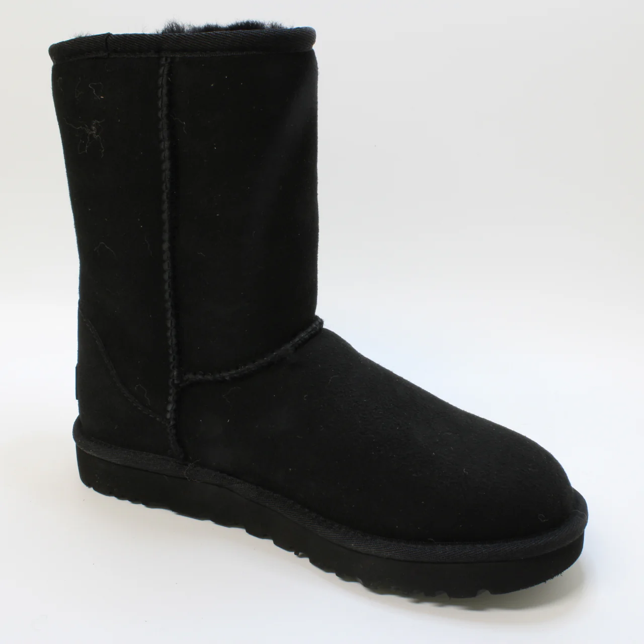 Odd sizes - Womens UGG Classic Short Ii Boot Black Suede Uk Sizes Right 5/Left 4 - Image 5