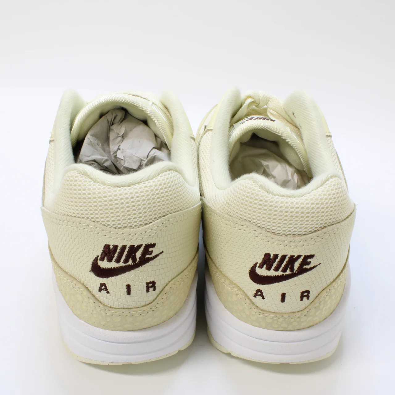 Odd sizes - Nike Air Max 1 87 Coconut Alabaster Saturn Gold Uk Sizes Right 8.5/Left 7.5 - Image 3