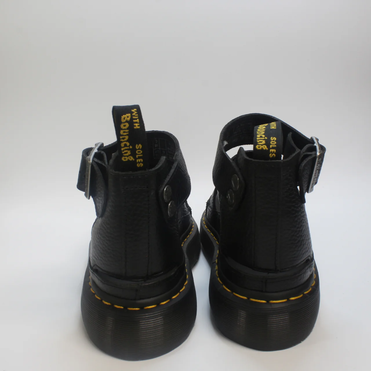 Odd Sizes - Womens Dr. Martens Gryphon Quad Black UK Sizes - Right 8/Left 7 - Image 3