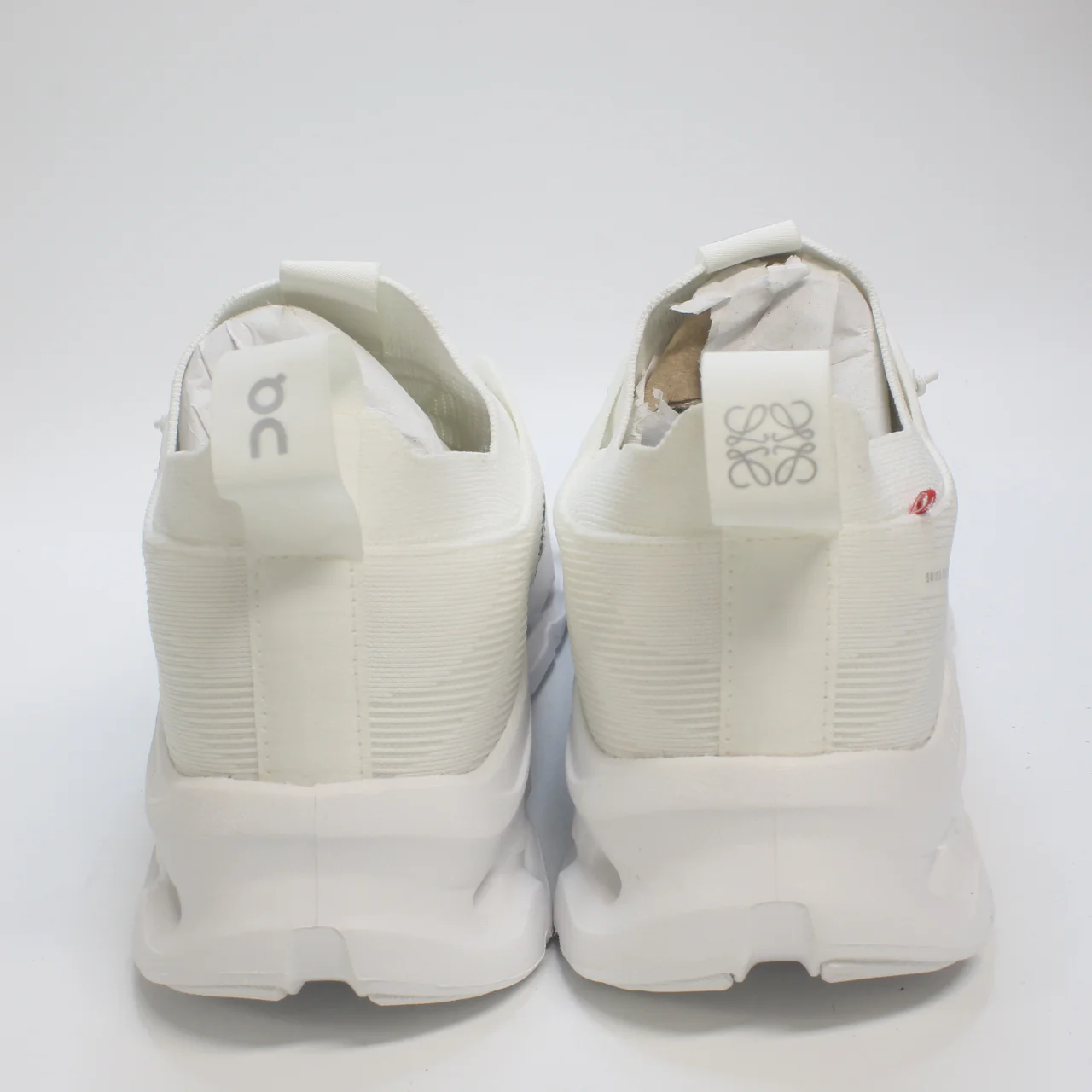Odd Sizes -  Loewe Cloudtilt All White UK Sizes - Right 9.5/Left 10.5 - Image 3