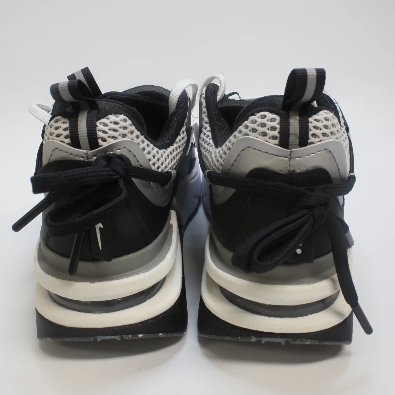 Odd Sizes -  Nike Air Max Furyosa Metallic Silver Black White Sail White White - UK Sizes Right 5/Left 4 - Image 3