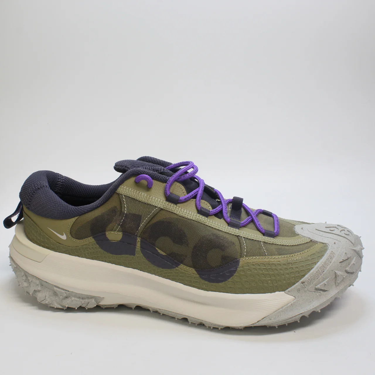 Odd Sizes - Nike Acg Mountain Fly 2 Low Neutral Olive Gridiron Action Grape Light Orewood - UK Sizes Right9/Left 8 - Image 4