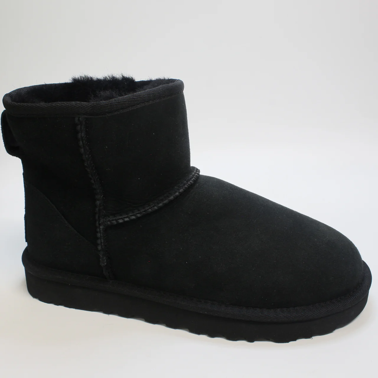 Odd sizes - Womens UGG Classic Mini Ii Black Suede Uk Sizes Right 4/Left 3 - Image 5