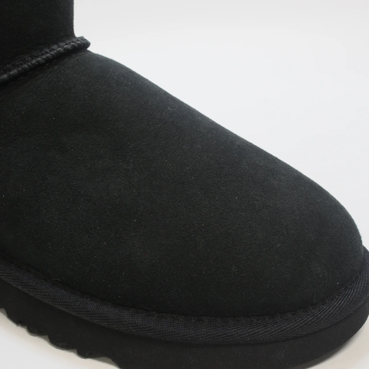 Odd sizes - Womens UGG Classic Mini Ii Black Suede Uk Sizes Right 4/Left 3 - Image 6