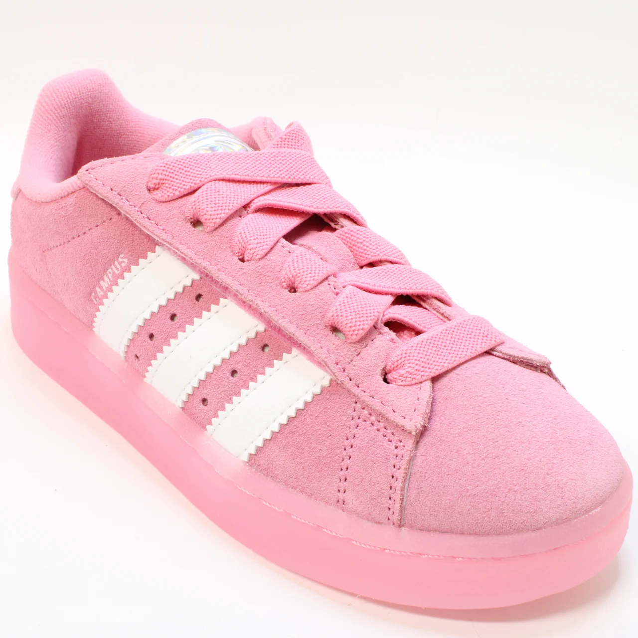 Kids adidas Campus Led Light Bliss Pink White Uk Size 2 - Image 4
