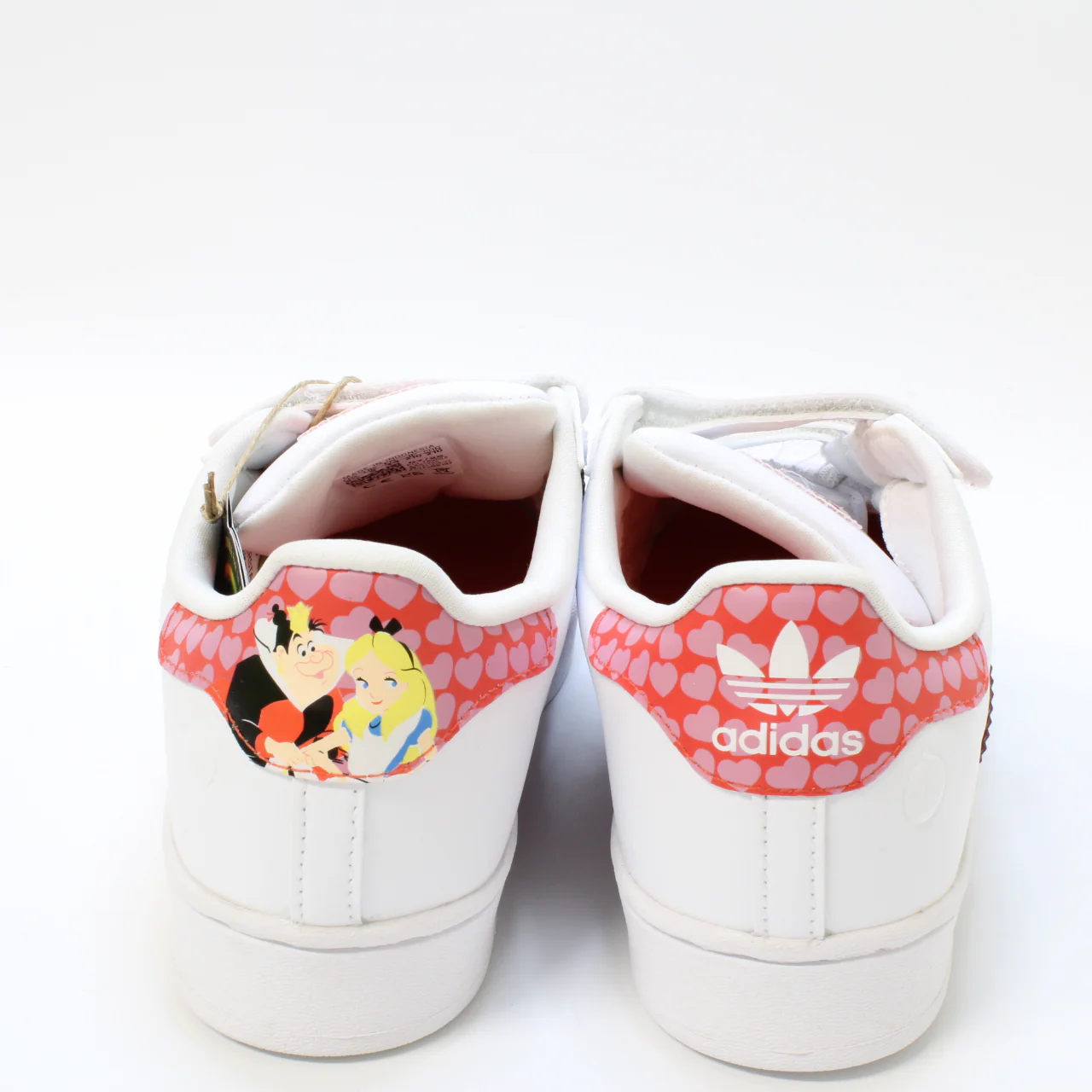 Womens adidas Superstar Disney Led Lights Youth Trainers Black Bright Red White Uk Size 2 - Image 3