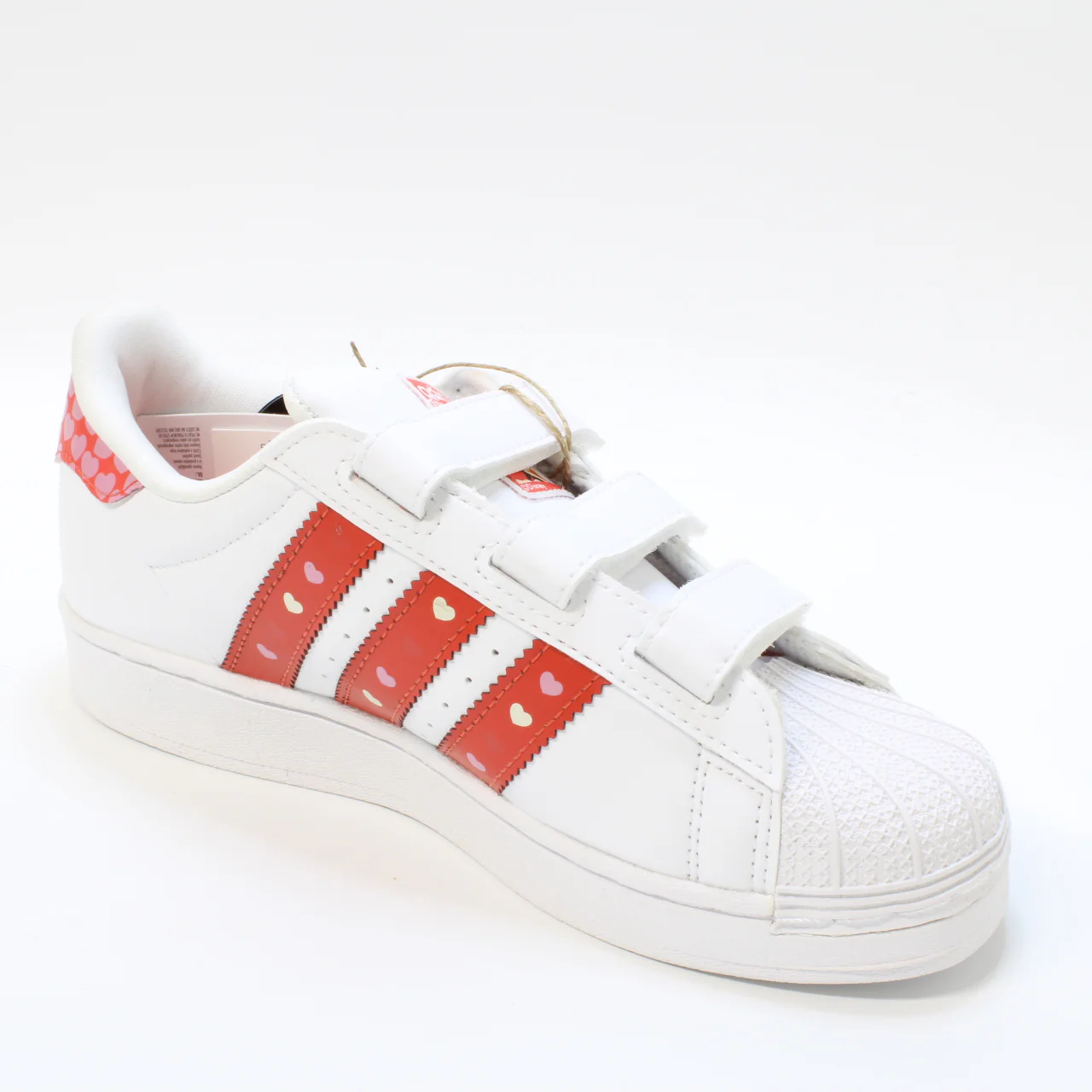 Womens adidas Superstar Disney Led Lights Youth Trainers Black Bright Red White Uk Size 2 - Image 5