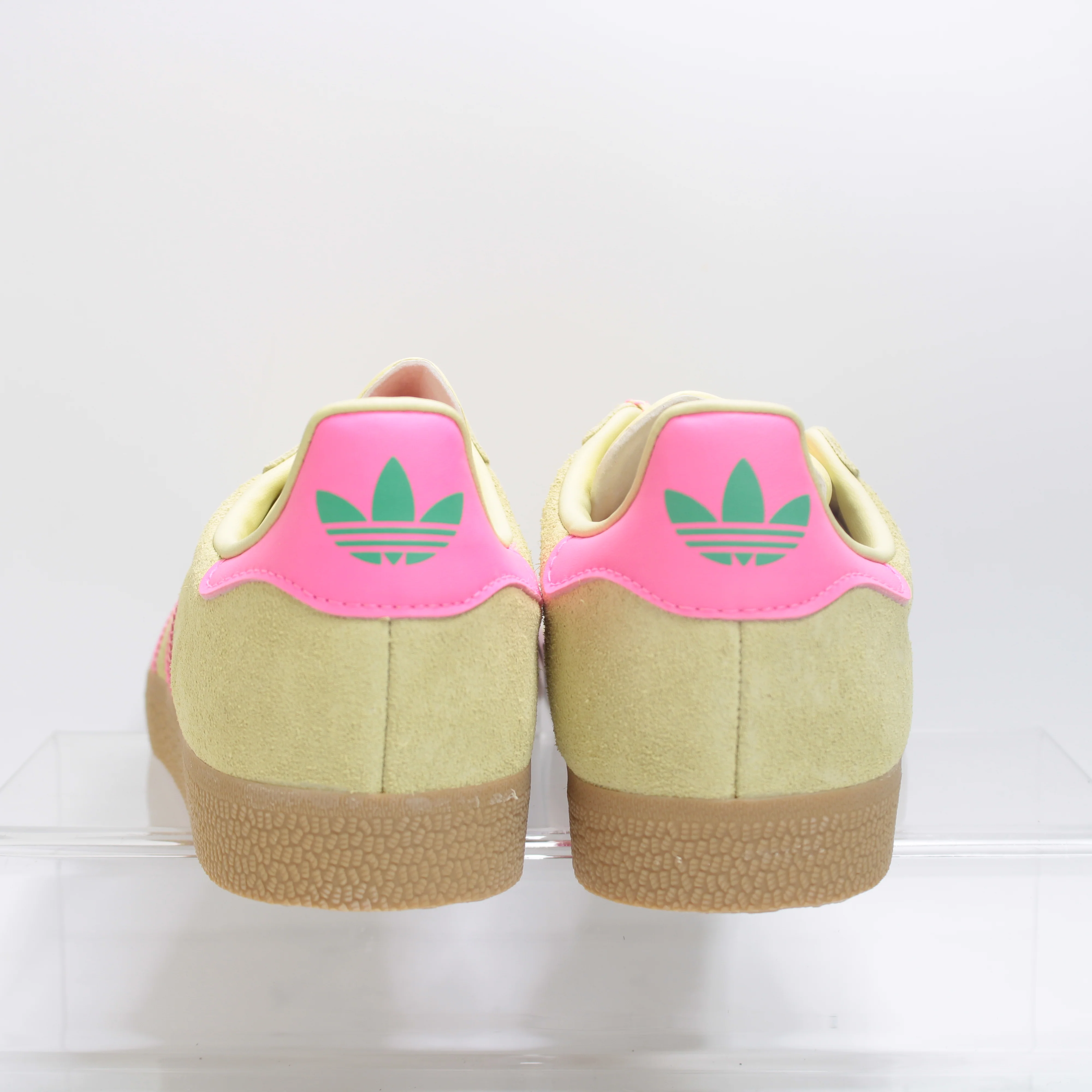 adidas Gazelle Trainers Power Yellow Lucid Pink Gum - Image 3