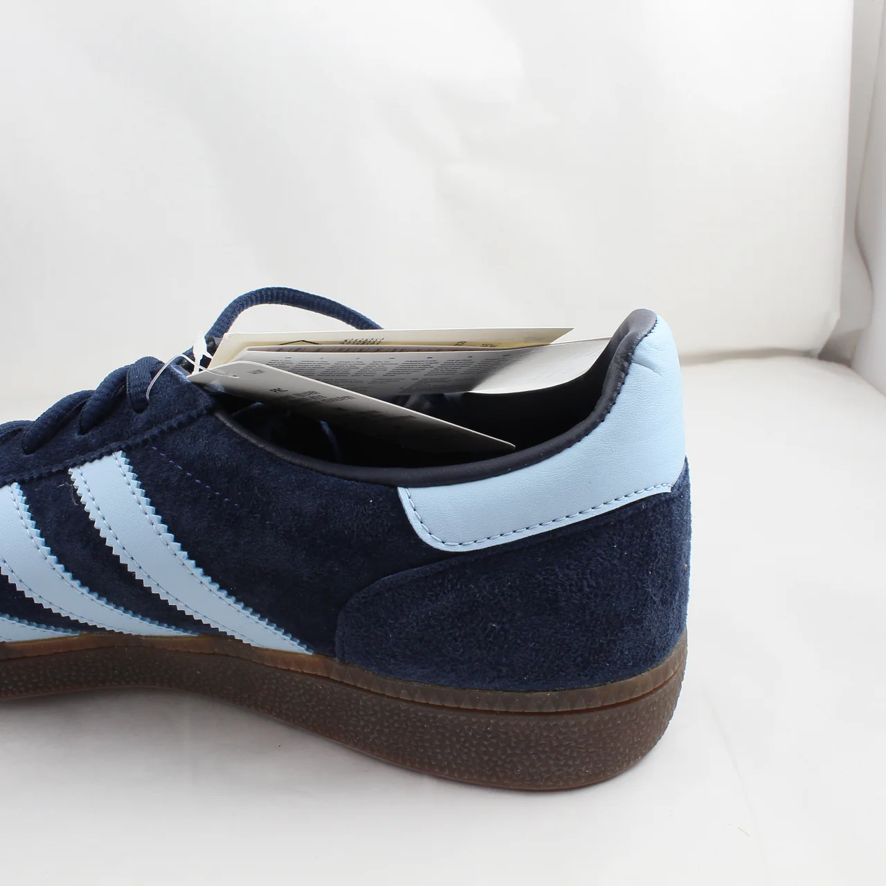 adidas Handball Spezial Collegiate Navy Clear Sky Gum Trainers - Image 5