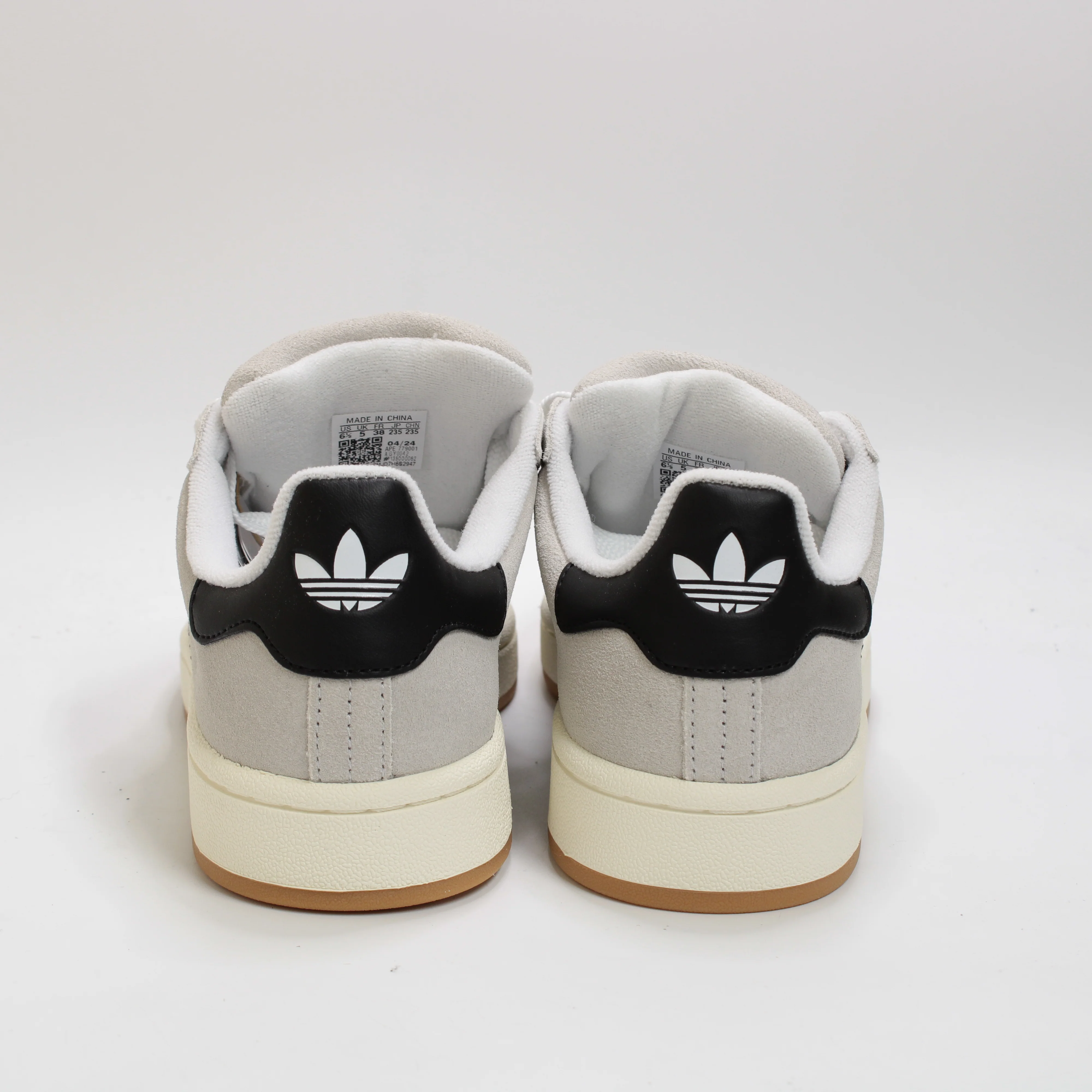 adidas Campus 00's Trainers Crystal White Black Off White - Image 3
