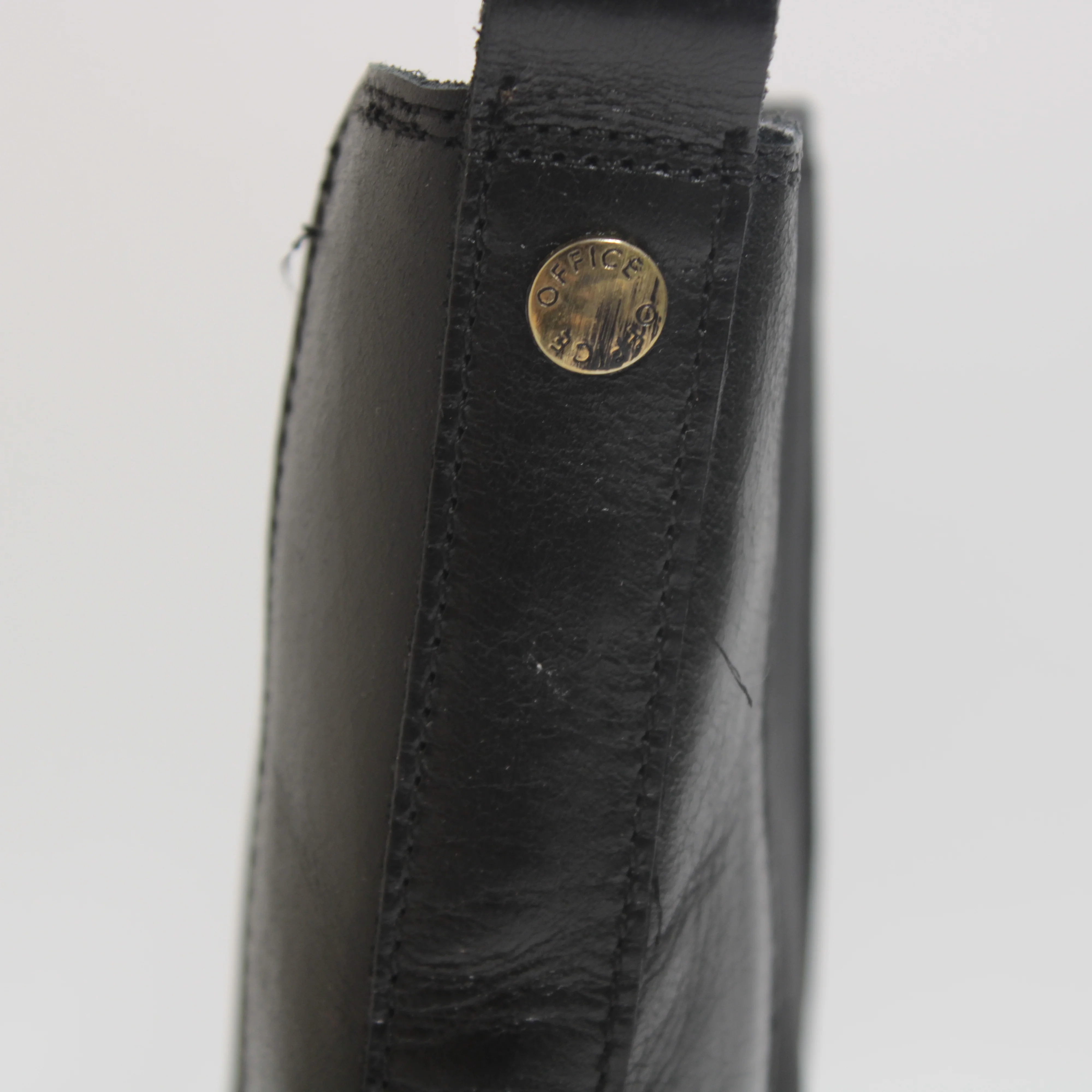 Womens OFFICE Ace Cleat Sole Chelsea Boots Black Leather - Image 4