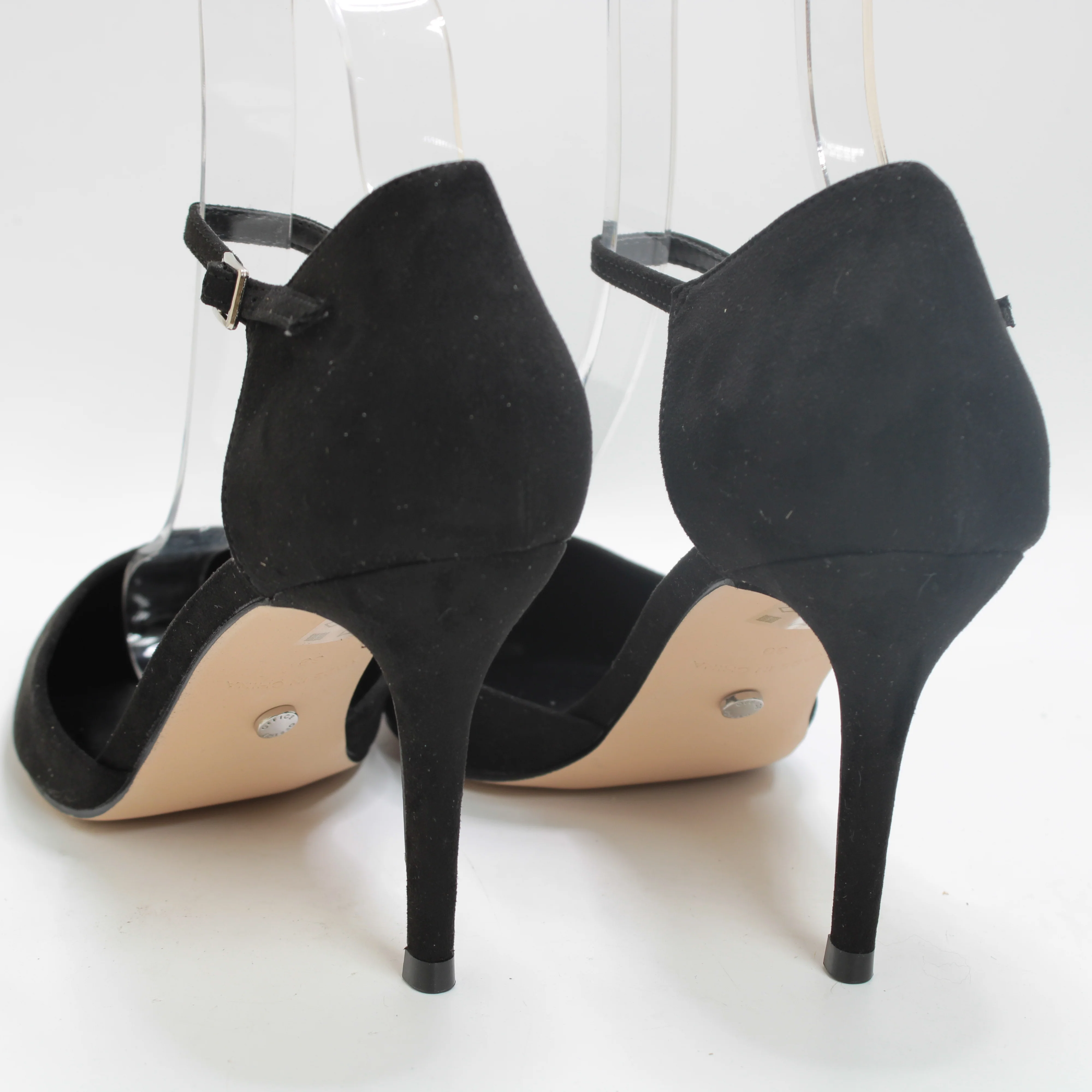 Womens OFFICE Hide Out Two Part Court Heels Black - Image 3